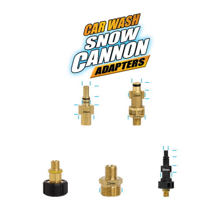 SNOW FOAMING CANNON Adapters Range — Meguiar's Australia